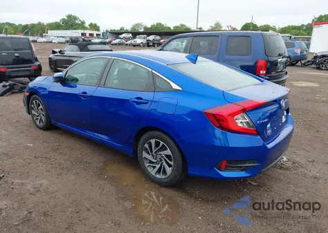 2018 Honda Civic Ex from USA, damaged, VIN 2HGFC2F7XJH547194